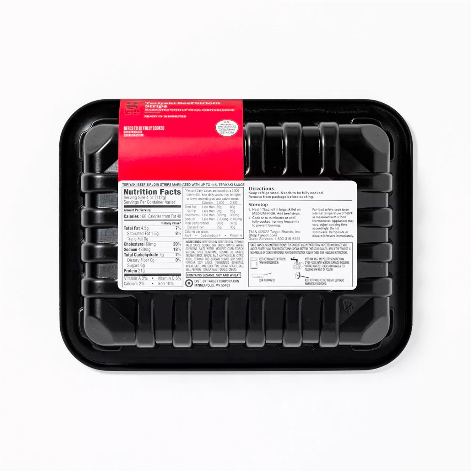 Teriyaki Beef Sirloin Strips - price per lb - Imagen 2