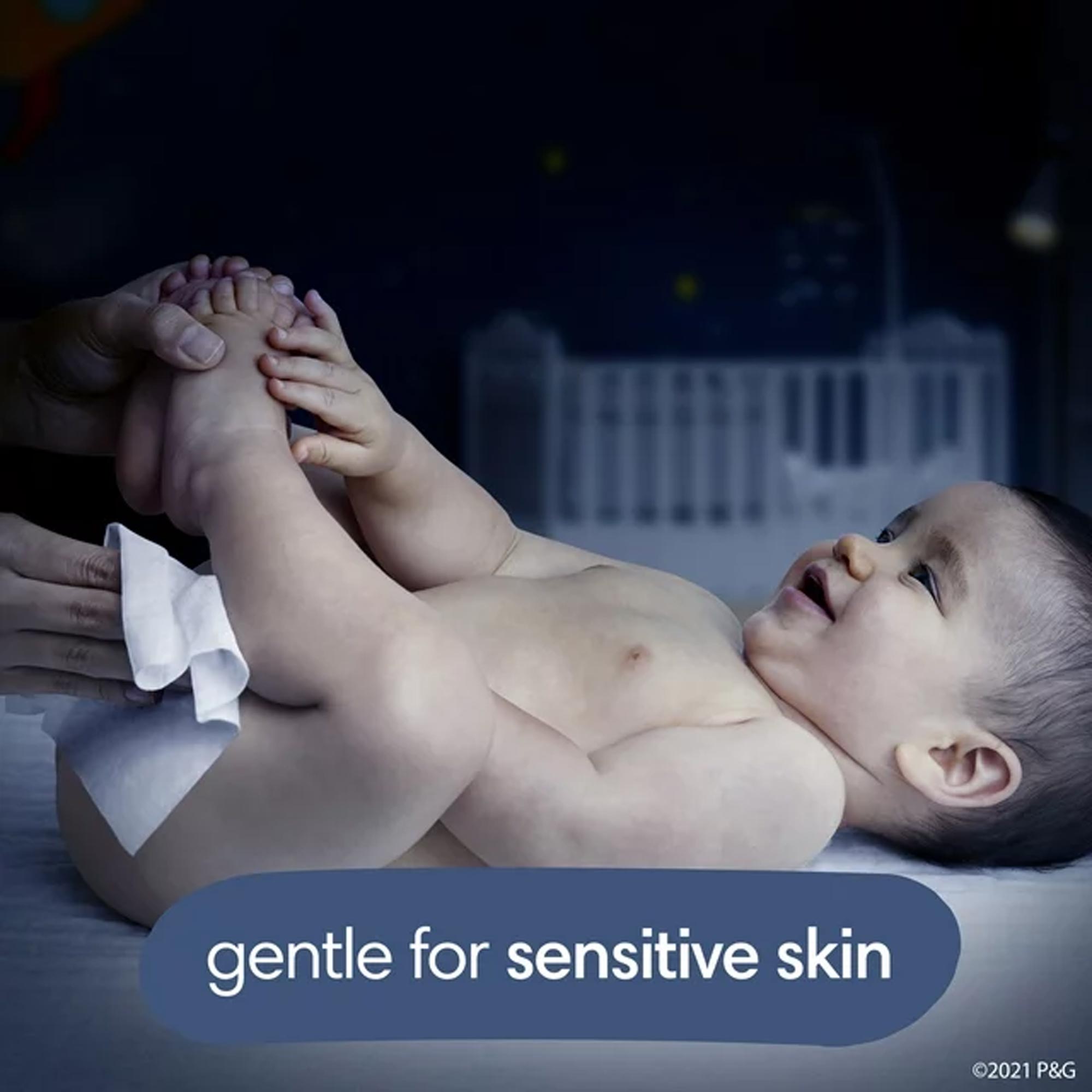 Pampers Sweet Dreams Nighttime Lavender Baby Wipes 3X Flip-Top Packs 168ct - Imagen 2