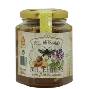Miel Multifloral Con Frutos Secos – 400 gr.