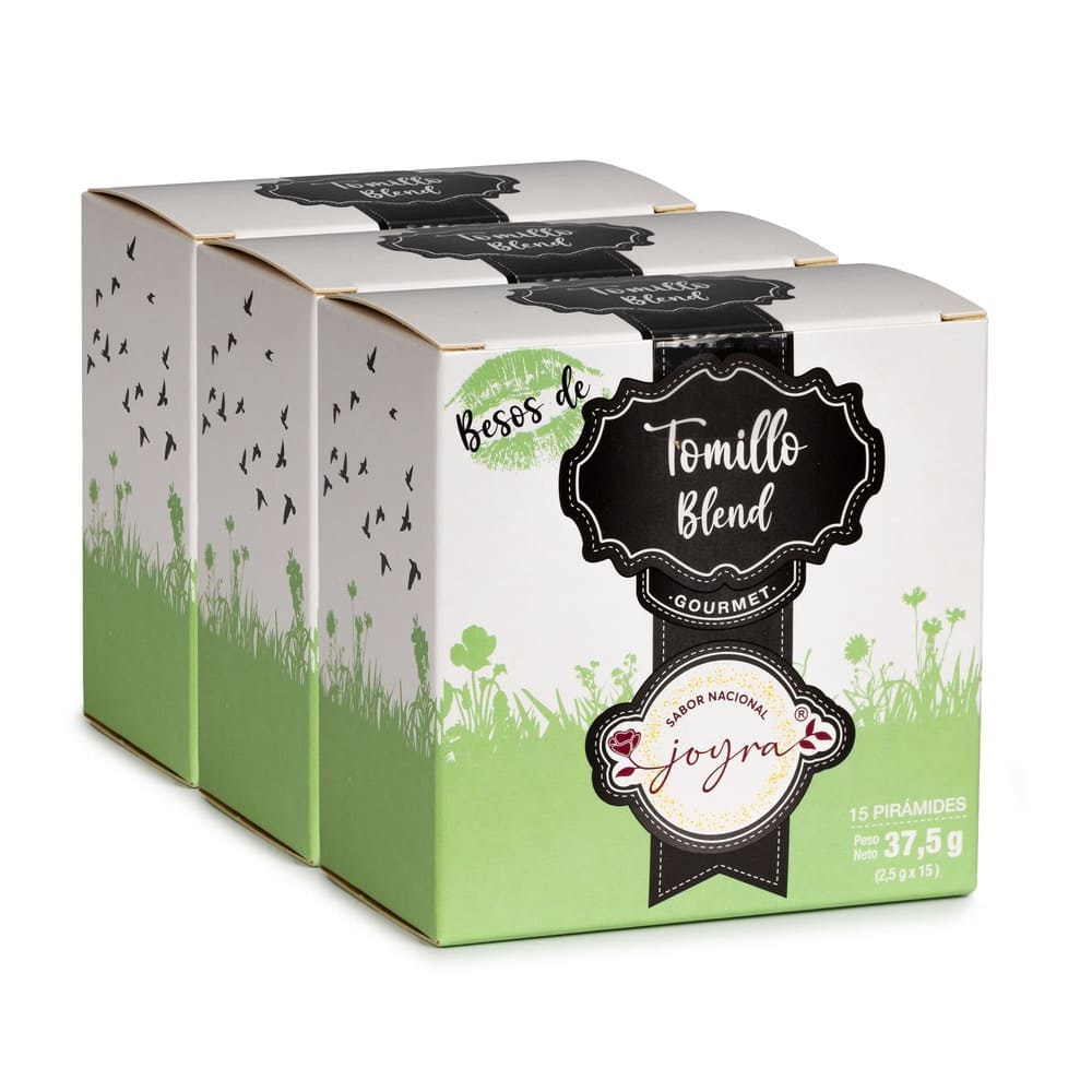Pack de 3 cajas de Infusión de Tomillo Blend – 15 bolsitas