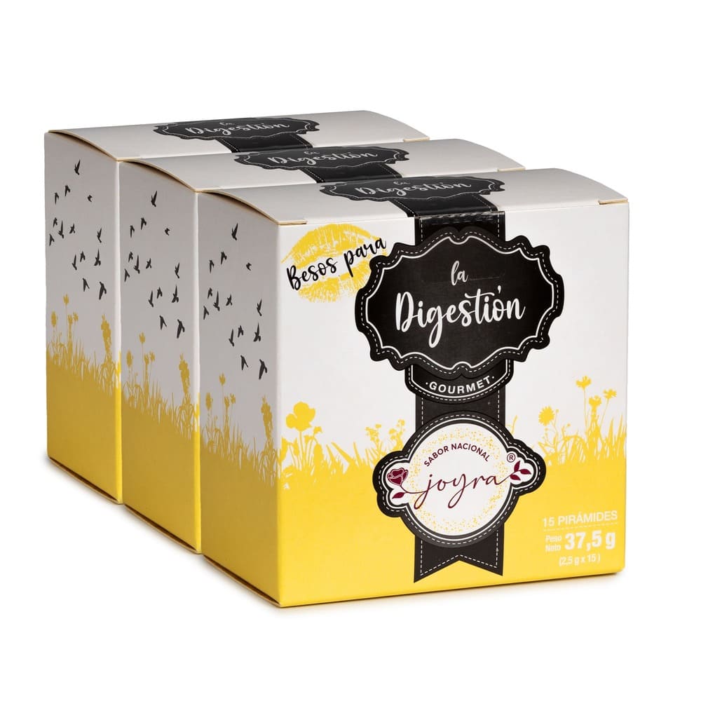 Pack de 3 cajas de Infusión para la Digestión – 15 pirámides