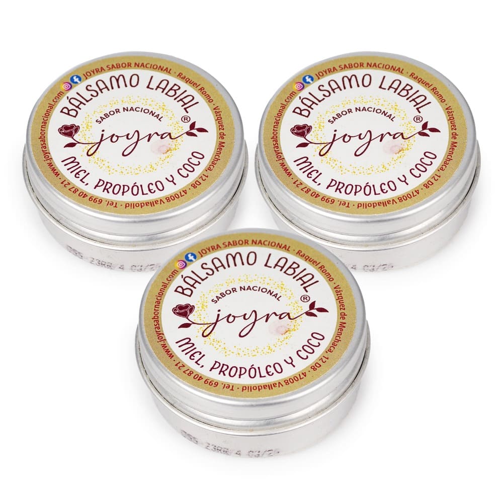 Pack de 3 Bálsamo Labial Miel y Coco – 10 gr.